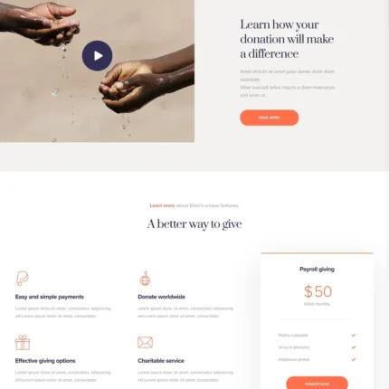 Charitable Service Website Design with Free VPS Web Hosting