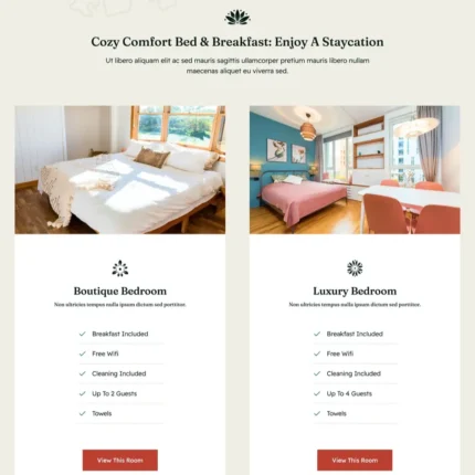 Travel Accommodation Website Design with Free VPS Hosting