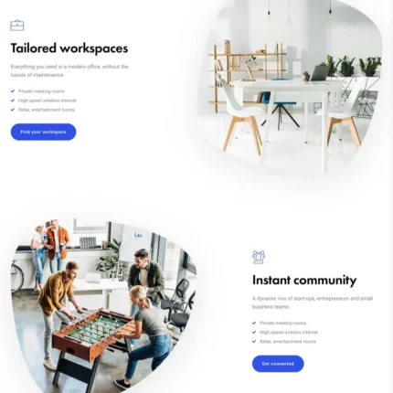 Workspace Website Design with Free VPS Web Hosting