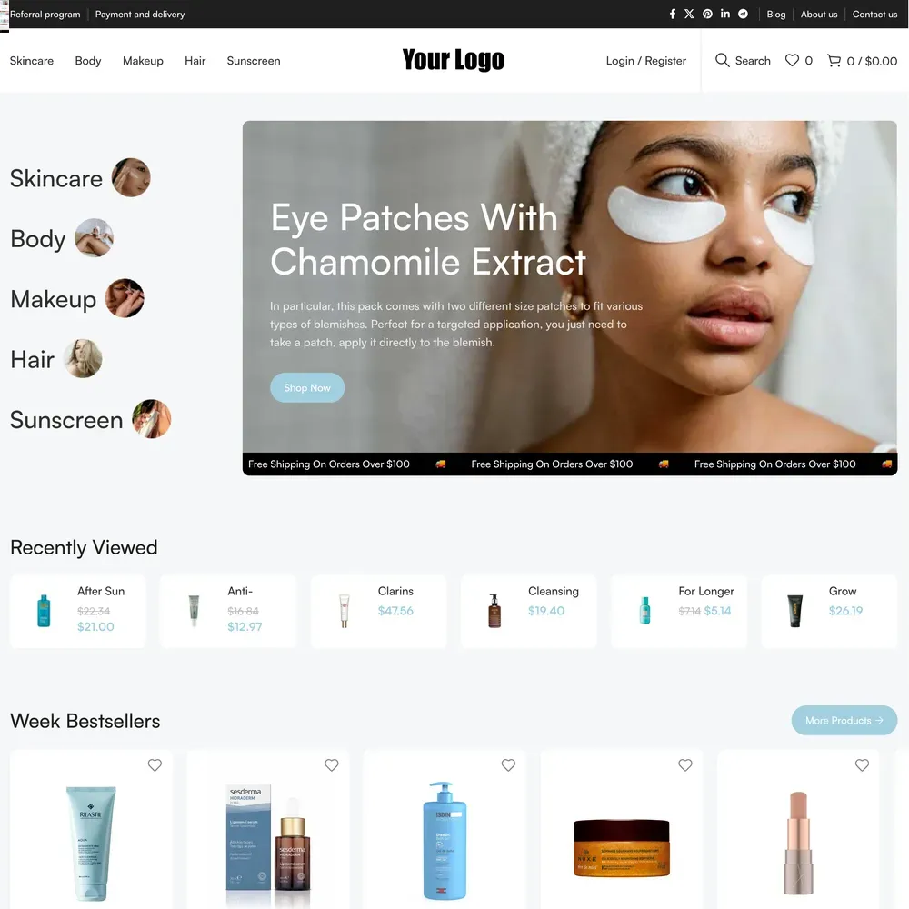 Makeup Website Design with Free VPS Web Hosting (1) Makeup Website Design with Free VPS Web Hosting
