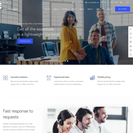 Business Service Website Design with Free VPS Web Hosting