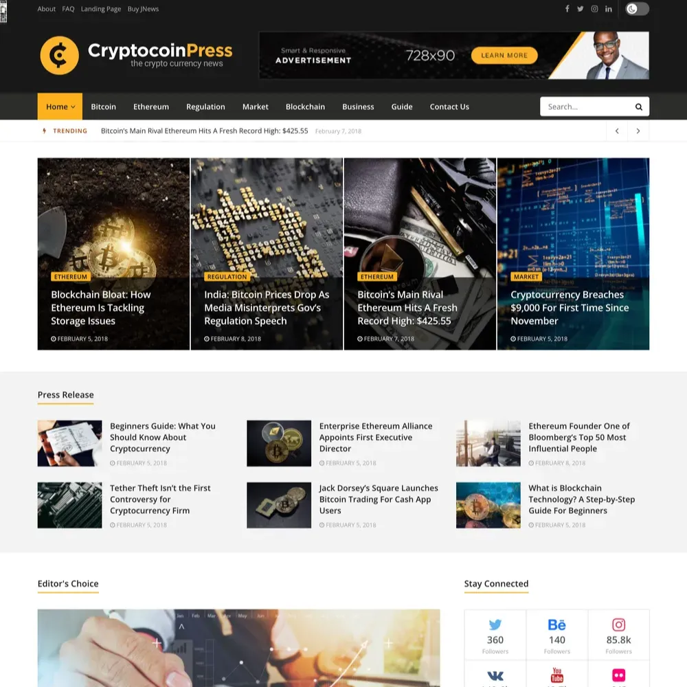Crypto News Website Design with Free VPS Web Hosting (1) Crypto News Website Design with Free VPS Web Hosting