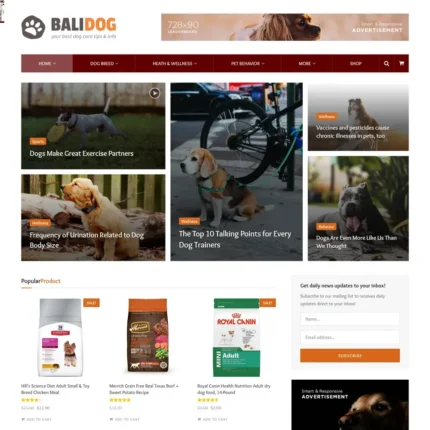 Animal Care Website Design with Free VPS Web Hosting