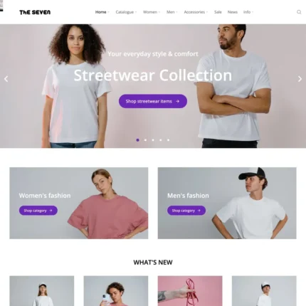 Brand Shop Website Design with Free VPS Web Hosting