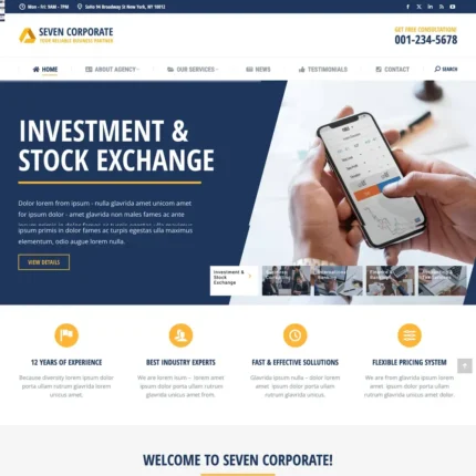 Corporate Firm Website Design with Free VPS Web Hosting