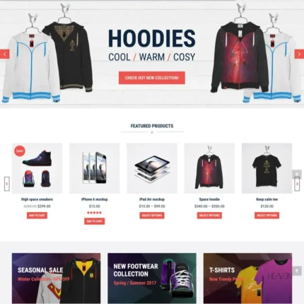 Fashion House Website Design with Free VPS Web Hosting