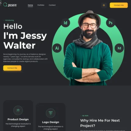 Freelance Designer Website Design with Free VPS Web Hosting