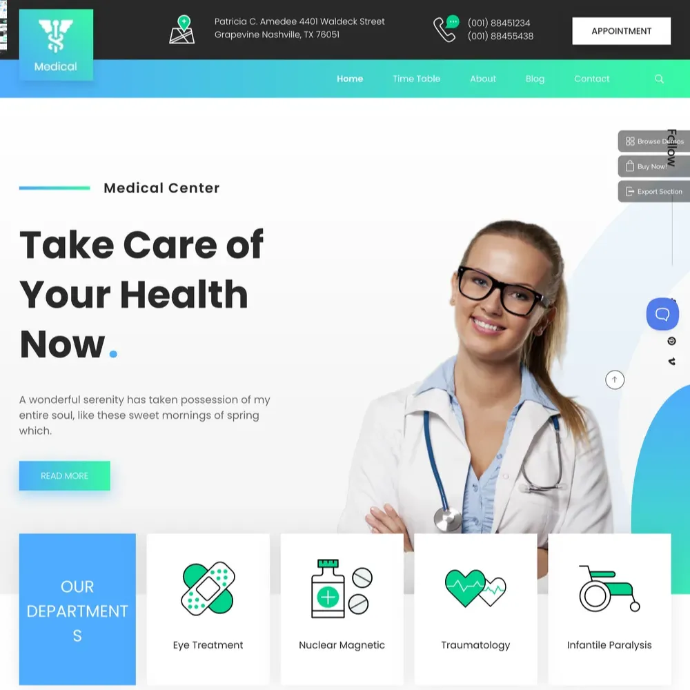 Medical Service Website Design with Free VPS Web Hosting (1) Medical Service Website Design with Free VPS Web Hosting