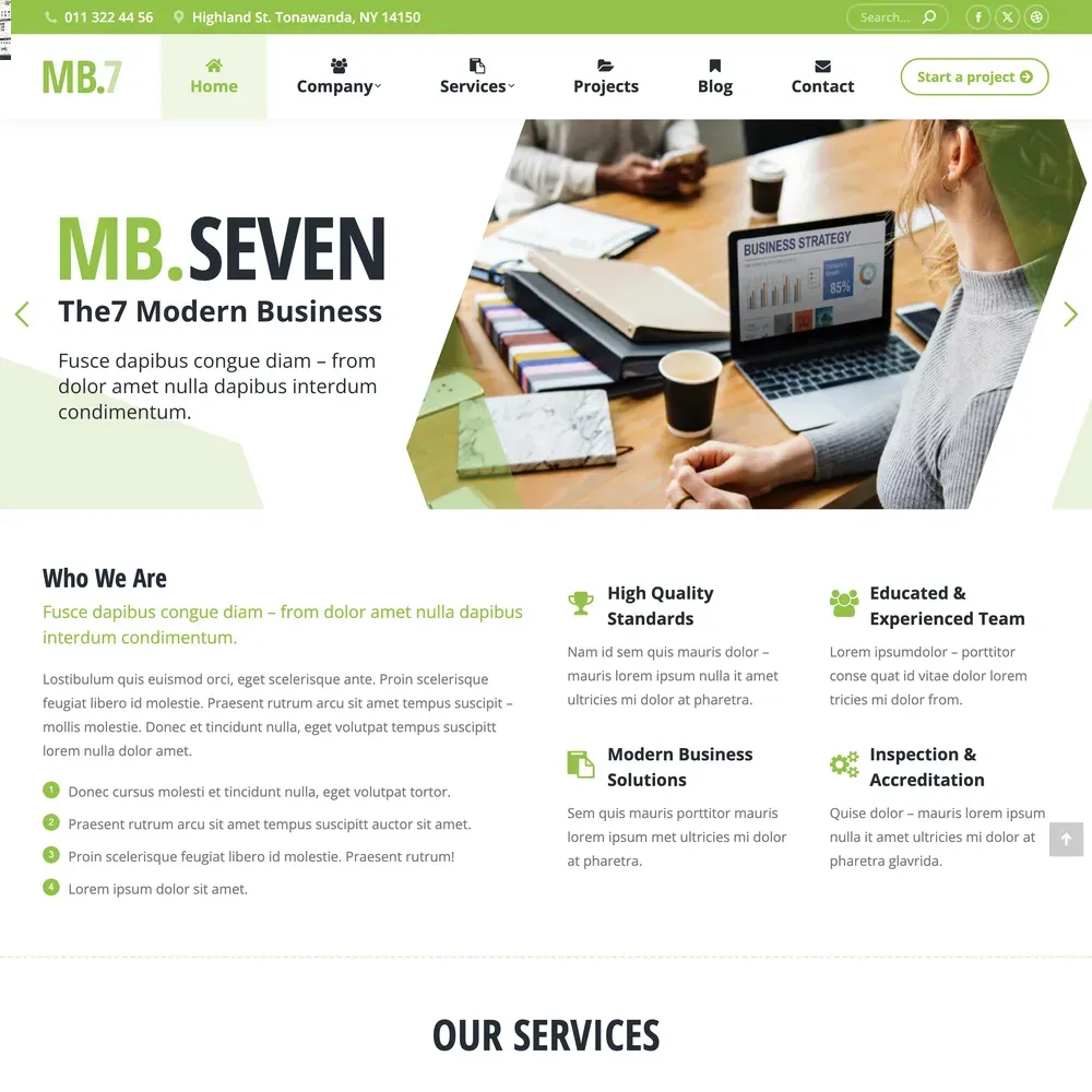 Modern Business Website Design with Free VPS Web Hosting (1) Modern Business Website Design with Free VPS Web Hosting