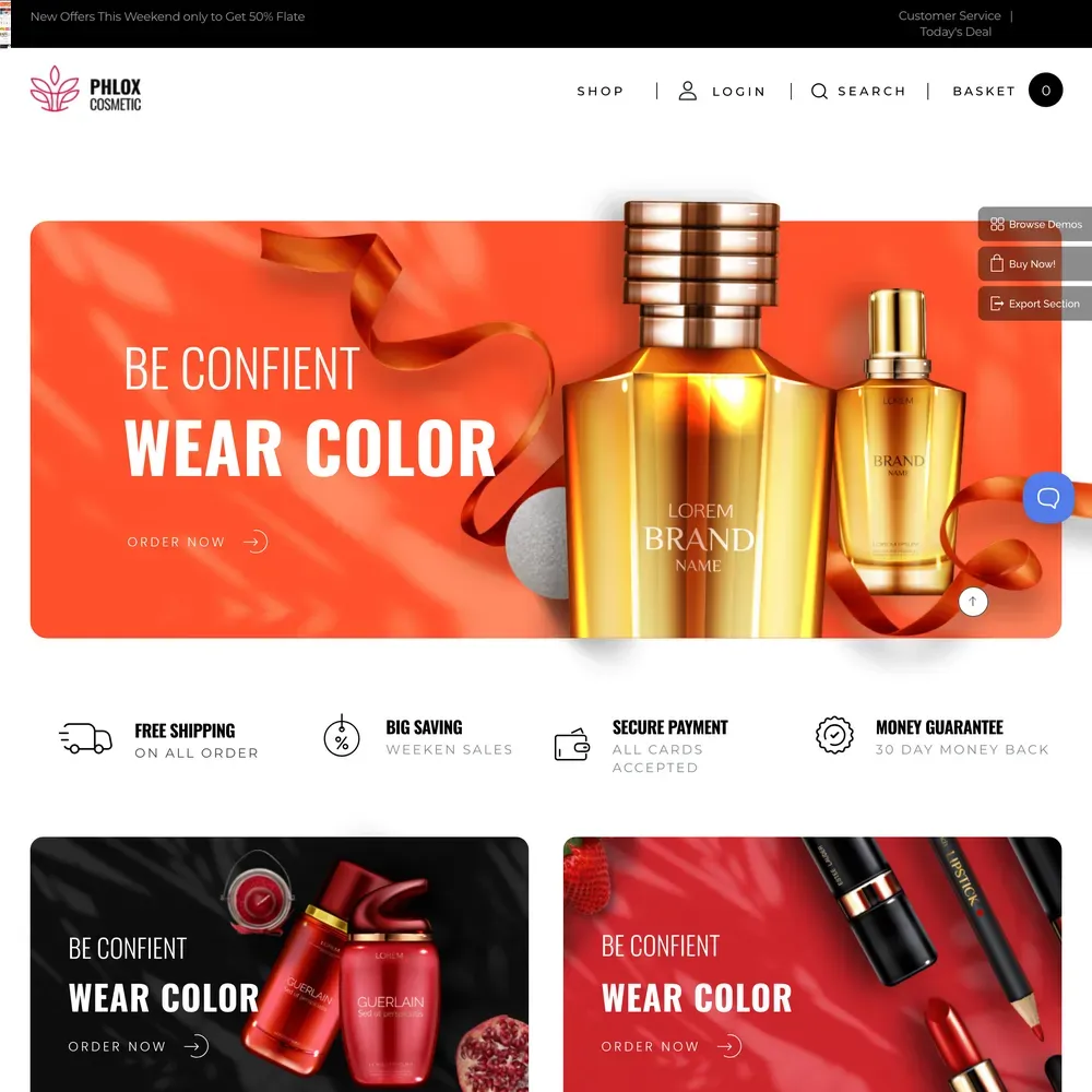 Cosmetic Shop Website Design with Free VPS Web Hosting (1) Cosmetic Shop Website Design with Free VPS Web Hosting