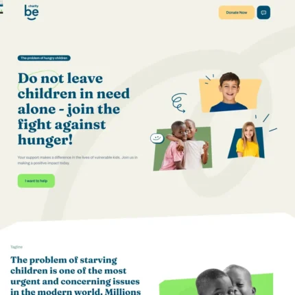 Charity Organization Website Design with Free Web Hosting
