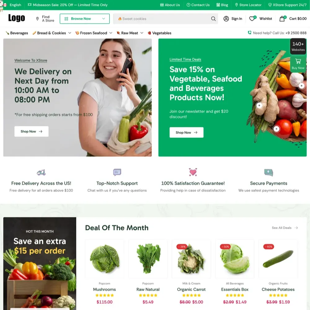 Grocery Market Website Design with Free Web Hosting (1) Grocery Market Website Design with Free Web Hosting