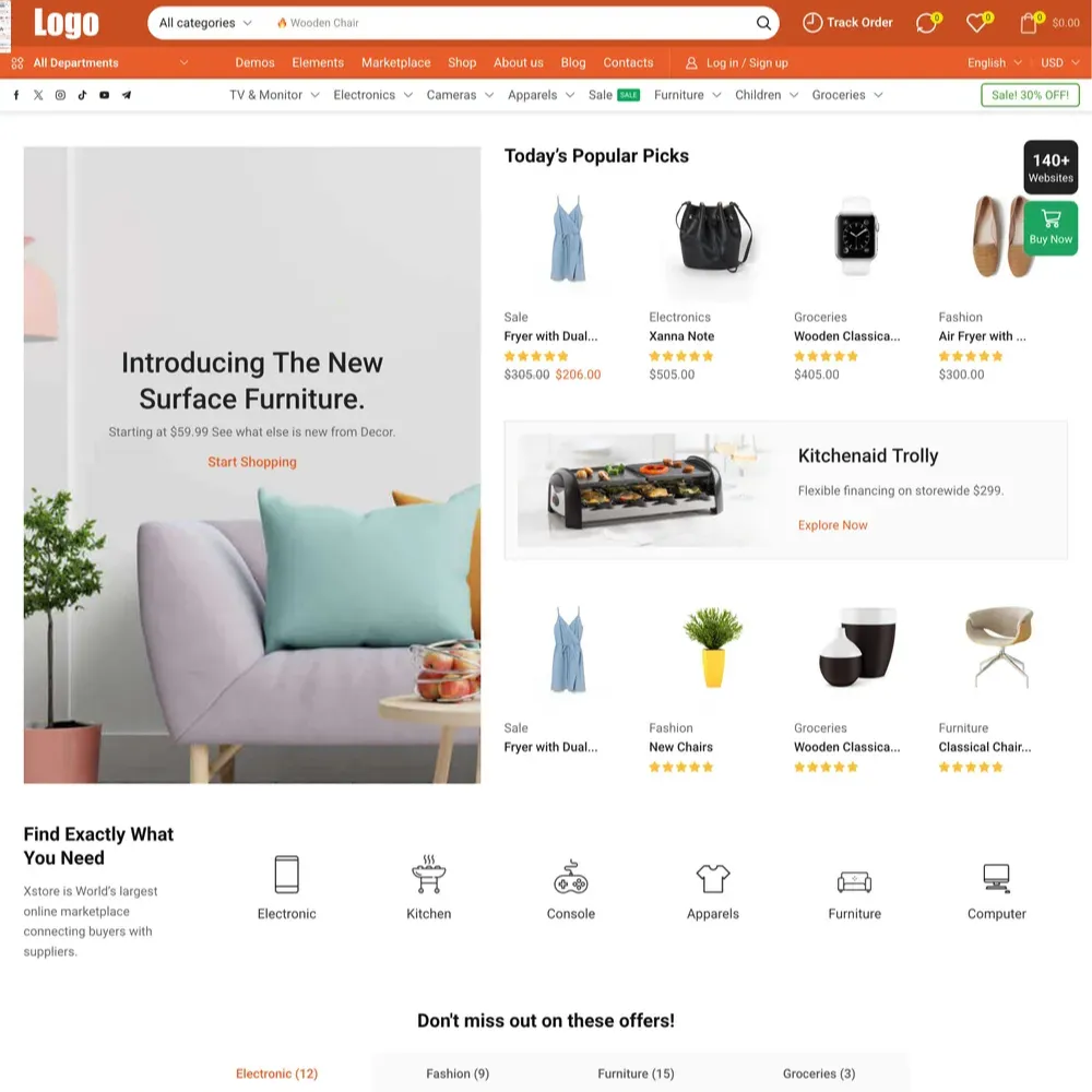 Multivendors Market Website Design with Free Web Hosting (1) Multivendors Market Website Design with Free Web Hosting