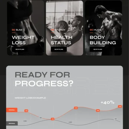 Personal Trainer Website Design with Free Web Hosting