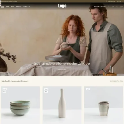 Handmade Artisans Website Design with Free Web Hosting