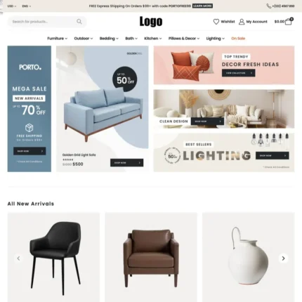 Home Design Website Design with Free VPS Web Hosting