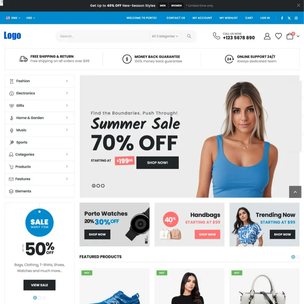 Outfit Store Website Design (1) Outfit Store Website Design (1)