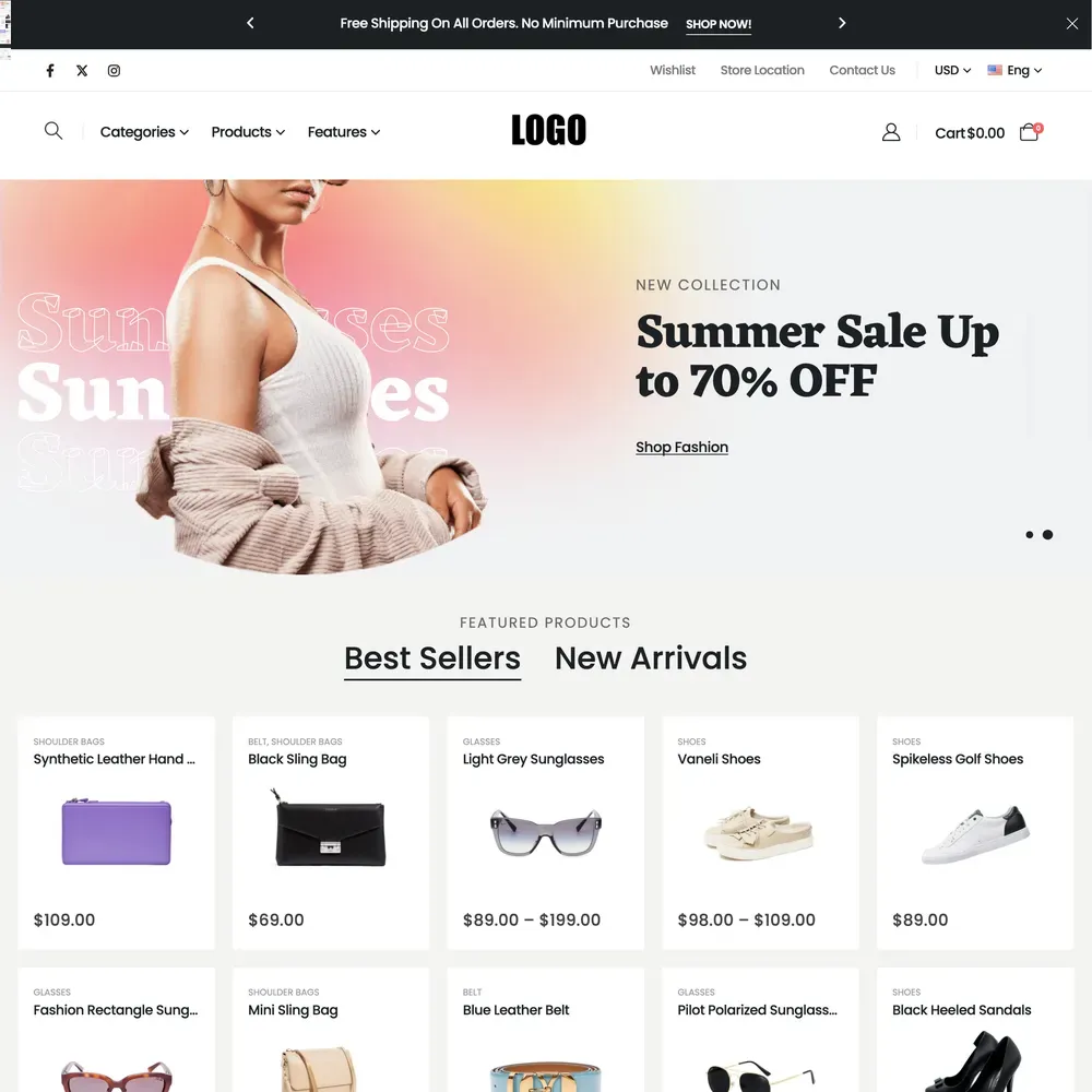 Fashion Outlet Website Design with Free VPS Web Hosting (1) Fashion Outlet Website Design with Free VPS Web Hosting